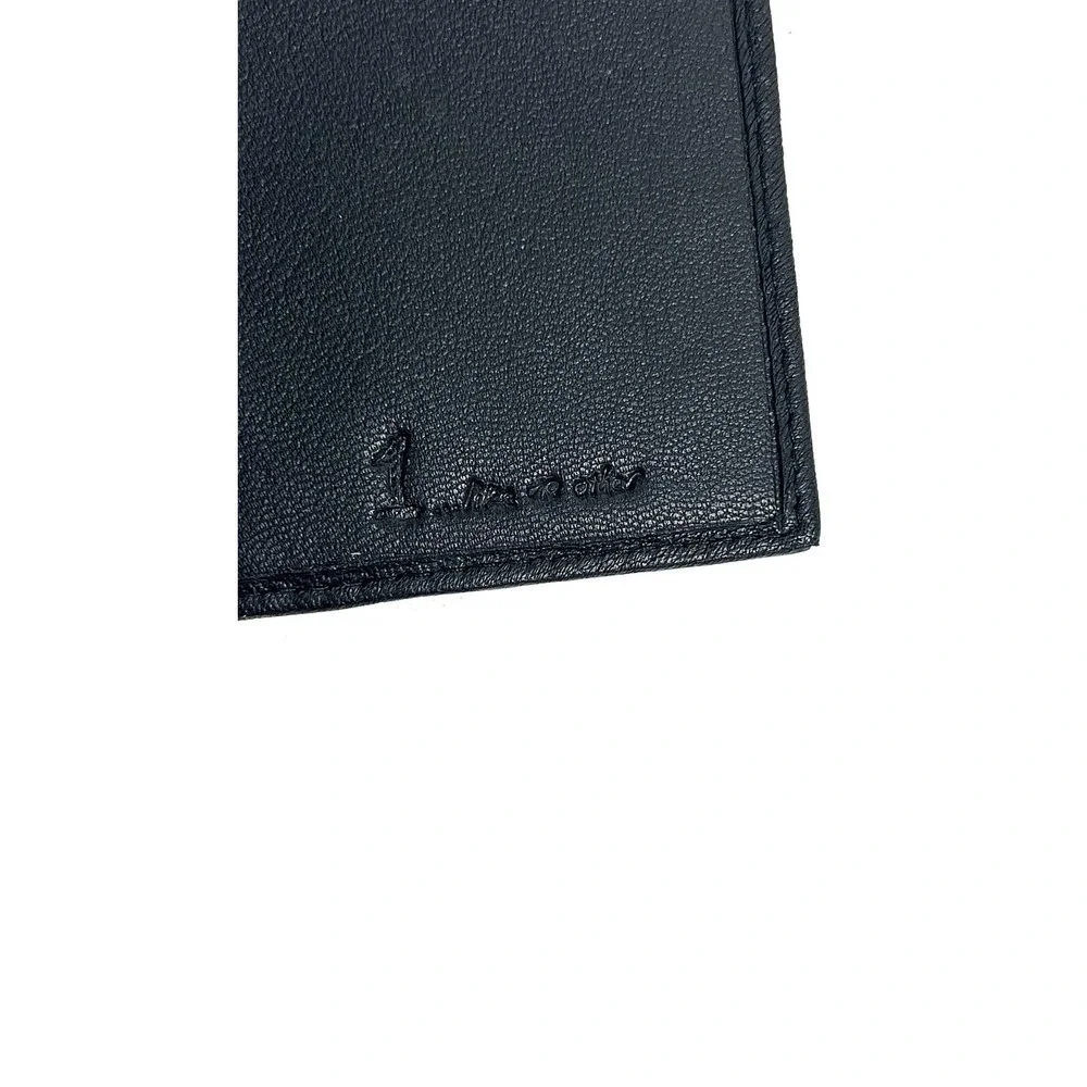 1 LIKE NO OTHER Mens Leather Bi-fold RFID Wallet Card ID Carrier Black NWOT